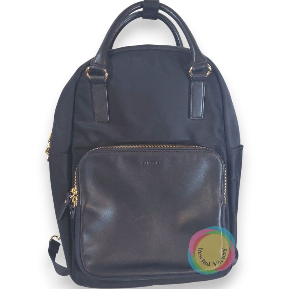 Lo & Sons Beacon Full Leather 13" Laptop Backpack